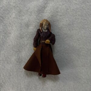 Star Wars Saesee Tiin Jedi Master Action Figure 2004 Hasbro  Brown Robes